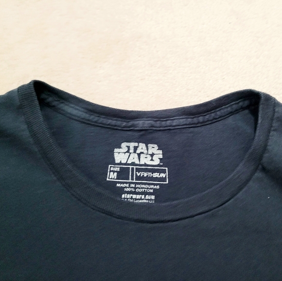 Star Wars Men's Graphic T-Shirt Size M VFifthSun Black Short Sleeve Retro - Picture 5 of 8